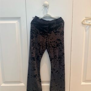 Old Navy Kids Black Velvet Pants size 6-7